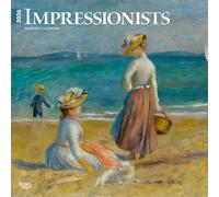Impressionists | 2026 12 x 24 Inch (Hanging) Monthly Square Wall Calendar | Plastic-Free | BrownTrout | Artists Painting