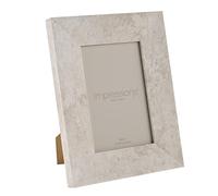 Impressions 4x6 White Marble-Effect Photo Frame by Juliana - Rectangular MDF Picture Frame for Tabletop or Wall - Elegant Modern Home Décor Display