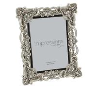 Impressions Antique Silver 5 x 7 inch Photo Frame Silver