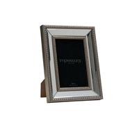 Impressions Gold Decorative Mirror Border Photo Frame 4" x 6", 22 x 16.7 x 0.2cm
