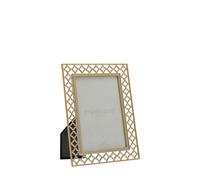 Impressions Lattice Cut Metal Photo Frame 4" x 6", 17.4 x 1.2 x 12.4cm