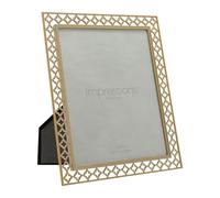 Impressions Lattice Cut Metal Photo Frame 8" x 10", 30.5 x 25.5 x 1.5cm