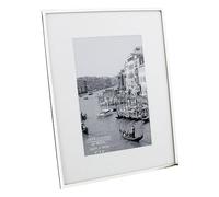 Widdop Impressions White Border 8 x 10 Silver-plated Photo Frame