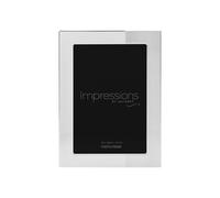 Impressions Shiny & Satin Silver Photo Frame 4" x 6", 17.5 x 12.5 x 2cm
