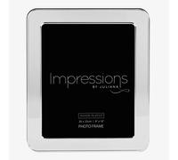 Impressions Shiny Silverplated Round Edge 8x10 Inch Photo Frame FS104180