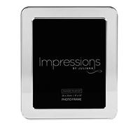 Impressions Shiny Silverplated Round Edge Frame 8' x 10'