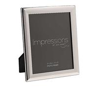 Impressions Silver Plated Curved 8 x 10 Inch Photo Frame Silver