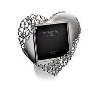 Impressions Silver Plated Filigree Heart Photo Frame 7 x 7cm Picture Poster Gift