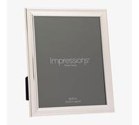 Impressions Silverplated Beaded Edge 8x10 Inch Photo Frame FS128180