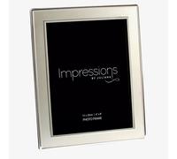 Impressions Silverplated Satin Finish 6x8 Inch Photo Frame FS26068