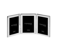 Impressions Silverplated Triple Aperture Photo Frame 4' x 6'