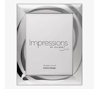 Impressions Silverplated Two Tone Swirl 8x10 Inch Photo Frame FS100780