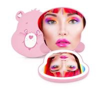 Impressions Vanity Care Bears Cheer Bear Beary Cute LED Compact Mirror for Purse Travel Lighted Makeup Mirror with 3X Magnification Adjustable