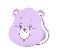 Impressions Vanity Care Bears Share Bear Beary Cute LED Compact Mirror for Purse, Travel Lighted Makeup Mirror with 3X Magnification, Adjustable Brightness, Touch Sensor, and Figural Shaped Design