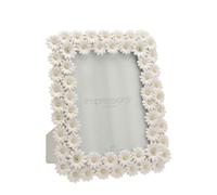 Impressions White Resin Daisy Photo Frame 6" x 8"
