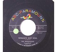 IMPRESSIONS - woman's got soul / get up and move