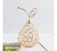 Impressive 3D For Crystal Fruit Centerpiece Decoration for Weddings or Homes Sparkling Details Enhance Any Setting (pear)