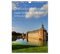 Impressive castles, picturesque palaces in Münsterland UK-Version (Wall Calendar 2026 DIN A4 Portrait), CALVENDO 12 Month Wall Calendar