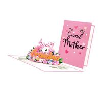 Impressive Popup Flower Greeting Card Foldable Invitation Card with Envelope Mother's Day Gifts Cards Mother's Day Card