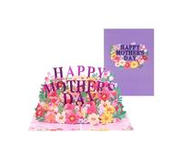 Impressive Popup Flower Greeting Card Foldable Invitation With Envelope Handmade Mother's Day Gifts Family Gathering Card