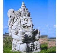 Impressively Large Ganesh Elephant Hindu Deity Statue