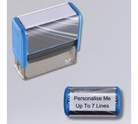 Imprint 15 Personalised Custom Stamp - Self-Inking - Black Ink - Impression Size 70x25 mm - Allows Up to 7 Lines - an Ideal Midwife/Doctor/Nurse Stamp