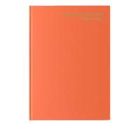 IMPRINT 2025-2026 A4 Academic Diary - Mid-Year Week-to-View Planner for Students & Teachers - Case Bound Organiser with Timetable, Term Dates & Notes Pages (Orange)