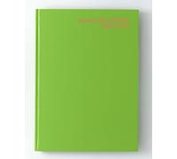 IMPRINT 2025-2026 A4 Academic Diary - Mid-Year Week-to-View Planner for Students & Teachers - Case Bound Organiser with Timetable, Term Dates & Notes Pages (Lime Green)