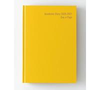 IMPRINT 2026-2027 A4 Academic Diary - Mid-Year Page-a-Day Planner for Students & Teachers - Case Bound Organiser with Timetable, Term Dates & Notes Pages (Yellow)