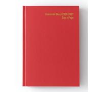 IMPRINT 2026-2027 A4 Academic Diary - Mid-Year Page-a-Day Planner for Students & Teachers - Case Bound Organiser with Timetable, Term Dates & Notes Pages (Red)