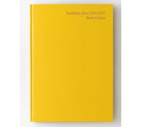 IMPRINT 2026-2027 A4 Academic Diary - Mid-Year Week-to-View Planner for Students & Teachers - Case Bound Organiser with Timetable, Term Dates & Notes Pages (Yellow)
