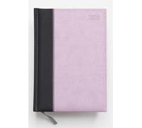 Imprint 2026 A4 Day-to-Page Luxury Diary - Premium PU Leather Executive Appointment Planner | Hardback Desk Organiser with Full Page for Saturday & Sunday, Ribbon Marker (Black/Mauve)