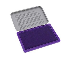 Imprint 9073M Hand Stamp Pad for Daily Needs at Home and in The Office - 1 Ink Pad Purple, Robust Metal Lid, Water-Based Ink, Size 12.5 x 8 cm, Ideal for Hand Stamping