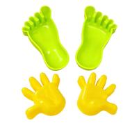 Imprint Casting Set, Travel Activity Form Kit, 2.36x4.92 inches PP Sand Tool with Activity, Durable PP Casting Mold, Ergonomic Imprint Design, Kids Park Outdoor Play Learning
