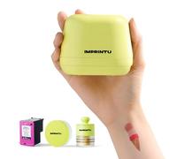 IMPRINTU Temporary Tattoo Printer - Full Set, Mini Portable Compact Tattoo Device with 100% Cosmetic Full Color, Vegan Cruelty-Free Hypoallergenic, Custom Creative Tattoo Design with iOS/Android