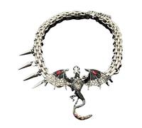 Imprisoned Dragon Pendant - Y2K Choker for Women - Pendant Jewelry, Retro Pendant Necklace, Decorative Necklace for Men Women, Refer to description, refer to description, Unisex