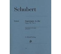 Impromptu A flat major op. 90/4 D 899 piano Schubert G. Henle Verlag Paperback