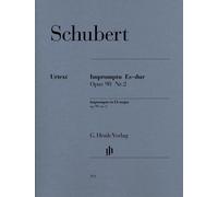 Impromptu E flat major op. 90/2 D 899 piano Schubert G. Henle Verlag Paperback