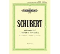 Impromtus, Moments Musicaux piano Schubert Peters Paperback