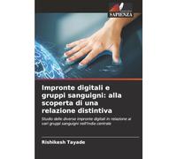 Impronte digitali e gruppi sanguigni: alla scoperta di una relazione distintiva