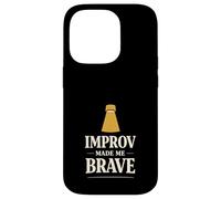Improv Comedy Performer Community Theater Unscripted Stage Case for iPhone 14 Pro