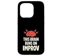 Improv Comedy Performer Community Theater Unscripted Stage Case for iPhone 15 Pro