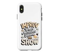 Improv Where Mistakes Become the Show Comedy Case for iPhone X/XS