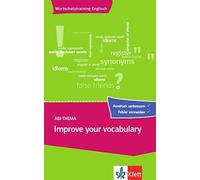 Improve your vocabulary: Wortschatztrainig Englisch by Carleton-Gertsch New.