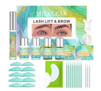 Improved Formula Lash Lift & Brow Lamination Kit, Eyelash & Eyebrow Perm Curling Lifting for Home DIY Use, Long-Lasting 6-8 weeks Professional Salon-Quality Results