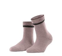 FALKE Women's Cuddle Pads W Hp Cotton Wool Grips On Sole 1 Pair Grip socks, Red Rosewood 8490, 2.5/5 UK