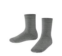 FALKE Unisex Kids Catspads K Hp Cotton Wool Grips On Sole Grip socks 1 Pair, Grey Light Melange 3390, 6/8.5 UK Child