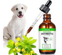 Improved Szymoney Natural Antibiotic for Dogs, 60ml, Dog Antibiotics Drops for Itchy Skin Relief, Allergy Relief, Kennel Cough, Ear Infection, Bacon Flavour