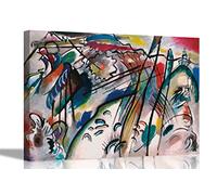 Improvisation 28 by Wassily Kandinsky Abstract Canvas Prints Wall Art Pictures Hanging Artwork 101 x 76cm (40 x 30 inches)