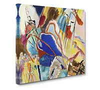 Improvisation No.30 by Wassily kandinsky Canvas Print | Gallery Wrapped 30mm Frame Wall Art | 14x14 inches | Ready to Hang | Classic Picture | Living Room Bedroom Lounge Office